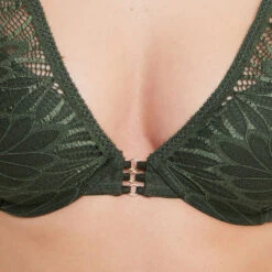 Celine SOUTIEN-GORGE AMPLIFORME DENTELLE KAKI -Rougegorge Boutique 20076700 Z