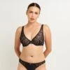 SOUTIEN-GORGEAMPLIFORME DENTELLE NOIR -Rougegorge Boutique 21170100 F
