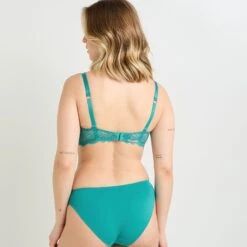SOUTIEN-GORGE SANS ARMATURES AMPLIFORME Vert Clair -Rougegorge Boutique 21171203 D