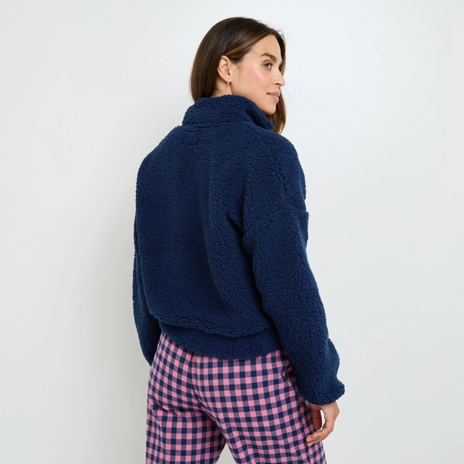 VESTE FOURRURE BLEU VESTE FOURRURE BLEU -Rougegorge Boutique 21199901 D