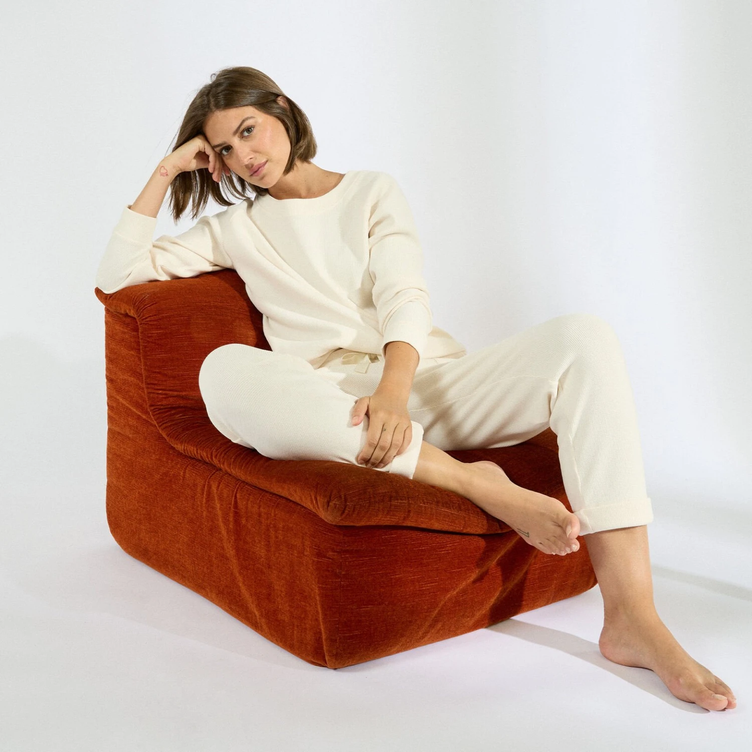 PANTALON DE PYJAMA ECRU PANTALON DE PYJAMA ECRU -Rougegorge Boutique 21201300 M