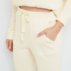 PANTALON DE PYJAMA ECRU 4 PANTALON DE PYJAMA ECRU -Rougegorge Boutique 21201300 Z