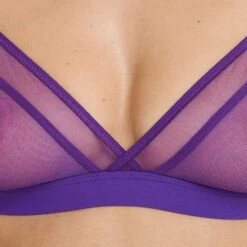 SOUTIEN-GORGE SANS ARMATURES VIOLET 4 SOUTIEN-GORGE SANS ARMATURES VIOLET -Rougegorge Boutique 21207600 Z