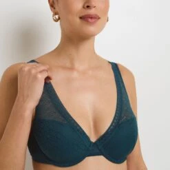 SOUTIEN-GORGE AMPLIFORME DENTELLE BLEU 4 SOUTIEN-GORGE AMPLIFORME DENTELLE BLEU -Rougegorge Boutique 21209001 Z