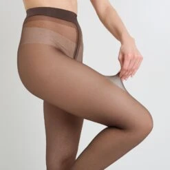 COLLANT DURABLE 15 DENIERS MARRON 4 COLLANT DURABLE 15 DENIERS MARRON -Rougegorge Boutique 21220601 Z