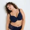 SOUTIEN-GORGE AMPLI SPACER GRANDE TAILLE MARINE -Rougegorge Boutique 21242001 F