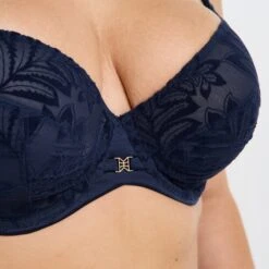 SOUTIEN-GORGE EMBOITANT GRANDE TAILLE MARINE 4 SOUTIEN-GORGE EMBOITANT GRANDE TAILLE MARINE -Rougegorge Boutique 21242101 Z