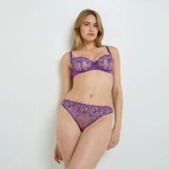 TANGA MULTICO VIOLET 4 TANGA MULTICO VIOLET -Rougegorge Boutique 21243801 Z