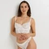 SOUTIEN-GORGE BUSTIER DOS NU BLANC -Rougegorge Boutique 21249900 F