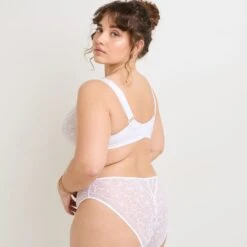 Soutien-gorge Emboitant Dentelle BLANC -Rougegorge Boutique 21260900 D