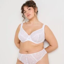 Soutien-gorge Emboitant Dentelle BLANC