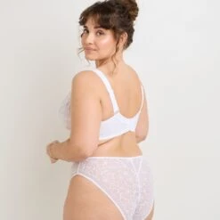 Soutien-gorge Sans Armatures Dentelle BLANC 5 Soutien-gorge Sans Armatures Dentelle BLANC -Rougegorge Boutique 21261000 D