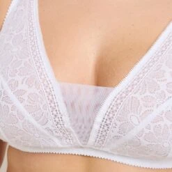 Soutien-gorge Sans Armatures Dentelle BLANC 4 Soutien-gorge Sans Armatures Dentelle BLANC -Rougegorge Boutique 21261000 Z