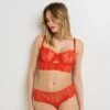 SOUTIEN-GORGE CORBEILLE BUSTIER ORANGE