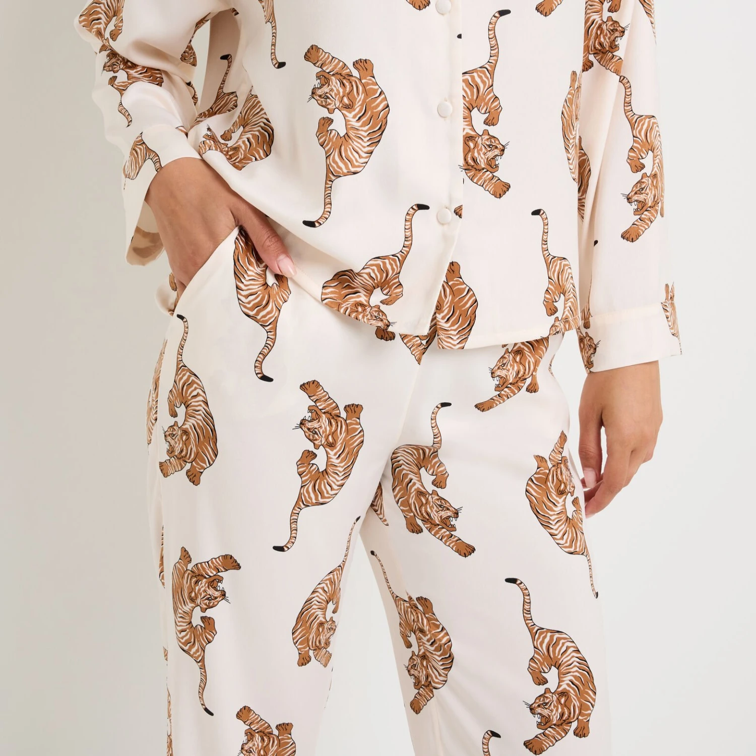 PANTALON DE PYJAMA MULTICO BLANC PANTALON DE PYJAMA MULTICO BLANC -Rougegorge Boutique 21263900 Z