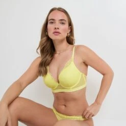 SOUTIEN-GORGE AMPLIFORME JAUNE