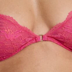 SOUTIEN-GORGE FOULARD DENTELLE ROSE 4 SOUTIEN-GORGE FOULARD DENTELLE ROSE -Rougegorge Boutique 21288300 Z