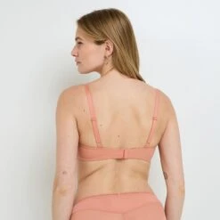 SOUTIEN-GORGE EMBOITANT FOULARD MICROFIBRE ROSE 5 SOUTIEN-GORGE EMBOITANT FOULARD MICROFIBRE ROSE -Rougegorge Boutique 21288900 D