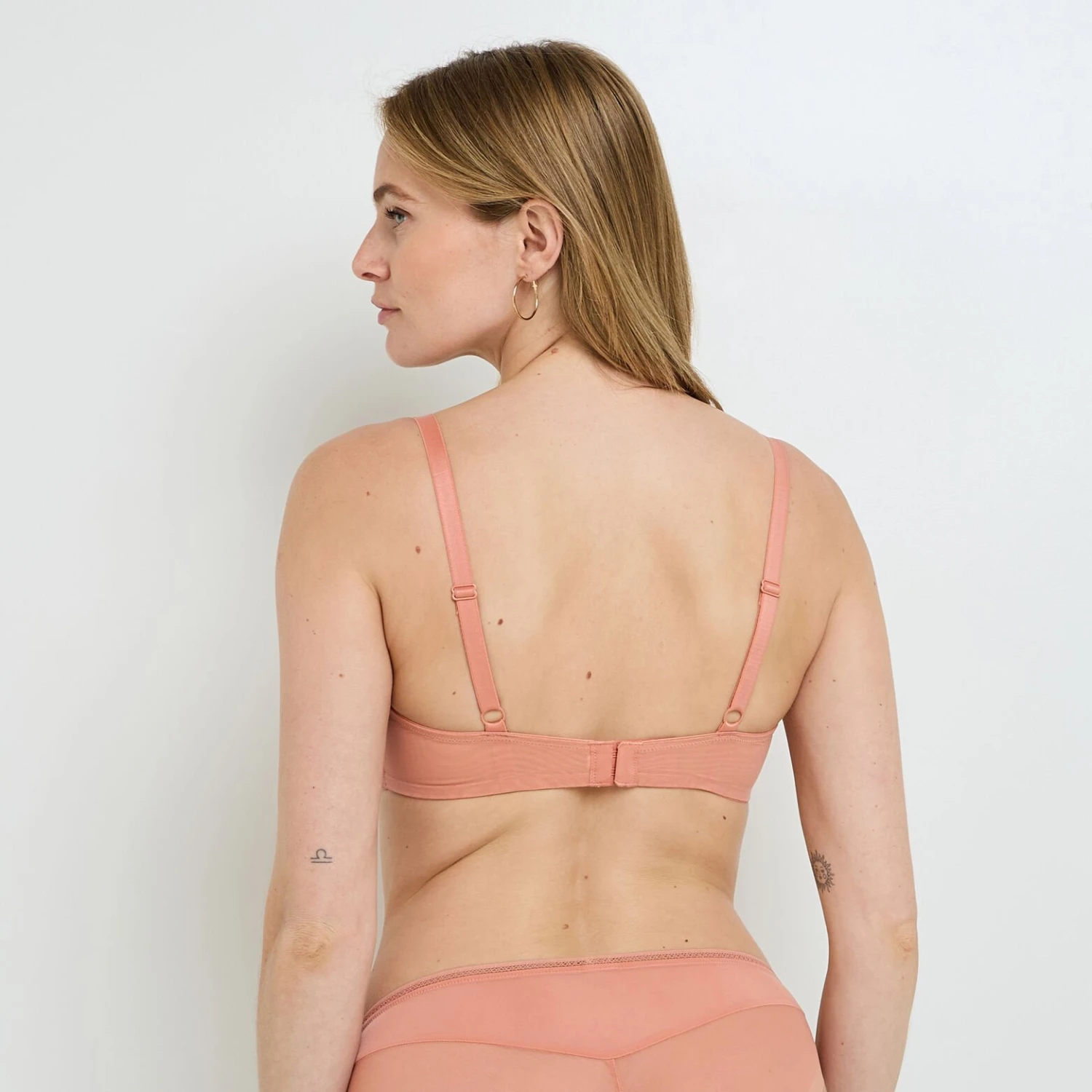 SOUTIEN-GORGE EMBOITANT FOULARD MICROFIBRE ROSE SOUTIEN-GORGE EMBOITANT FOULARD MICROFIBRE ROSE -Rougegorge Boutique 21288900 D