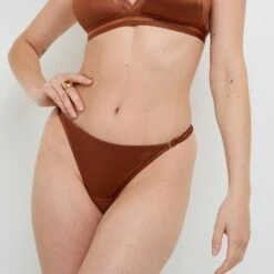 HOPE String Micro Dentelle MARRON