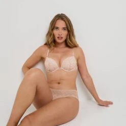 Happy Soutien-gorge Push-up Dentelle MULTICO ROSE