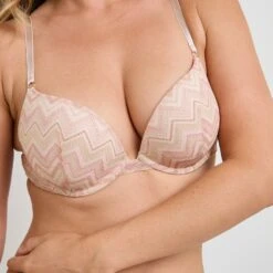 Happy Soutien-gorge Push-up Dentelle MULTICO ROSE -Rougegorge Boutique 21310700 Z