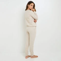 Hobby PANTALON DE PYJAMA BEIGE -Rougegorge Boutique 21369500 D