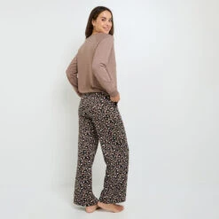 Hobby PANTALON DE PYJAMA MULTICO MARRON -Rougegorge Boutique 21369700 D
