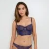SOUTIEN-GORGE CORBEILLE BUSTIER MULTICO BLEU -Rougegorge Boutique 21371500 F