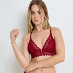 SOUTIEN-GORGE SANS ARMATURES AMPLIFORME DEN ROUGE -Rougegorge Boutique 21373300 D
