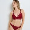 SOUTIEN-GORGE SANS ARMATURES AMPLIFORME DEN ROUGE -Rougegorge Boutique 21373300 F