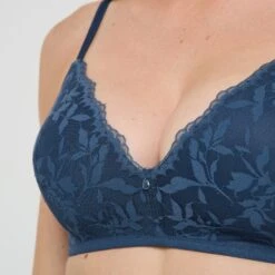 SOUTIEN-GORGE SANS ARMATURES BLEU 4 SOUTIEN-GORGE SANS ARMATURES BLEU -Rougegorge Boutique 21399900 Z