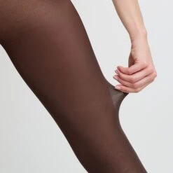 COLLANT UNI 60 DENIERS MARRON -Rougegorge Boutique 21453801 D