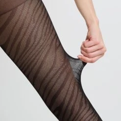 COLLANT FANTAISIE 60 DENIERS NOIR -Rougegorge Boutique 21461000 D