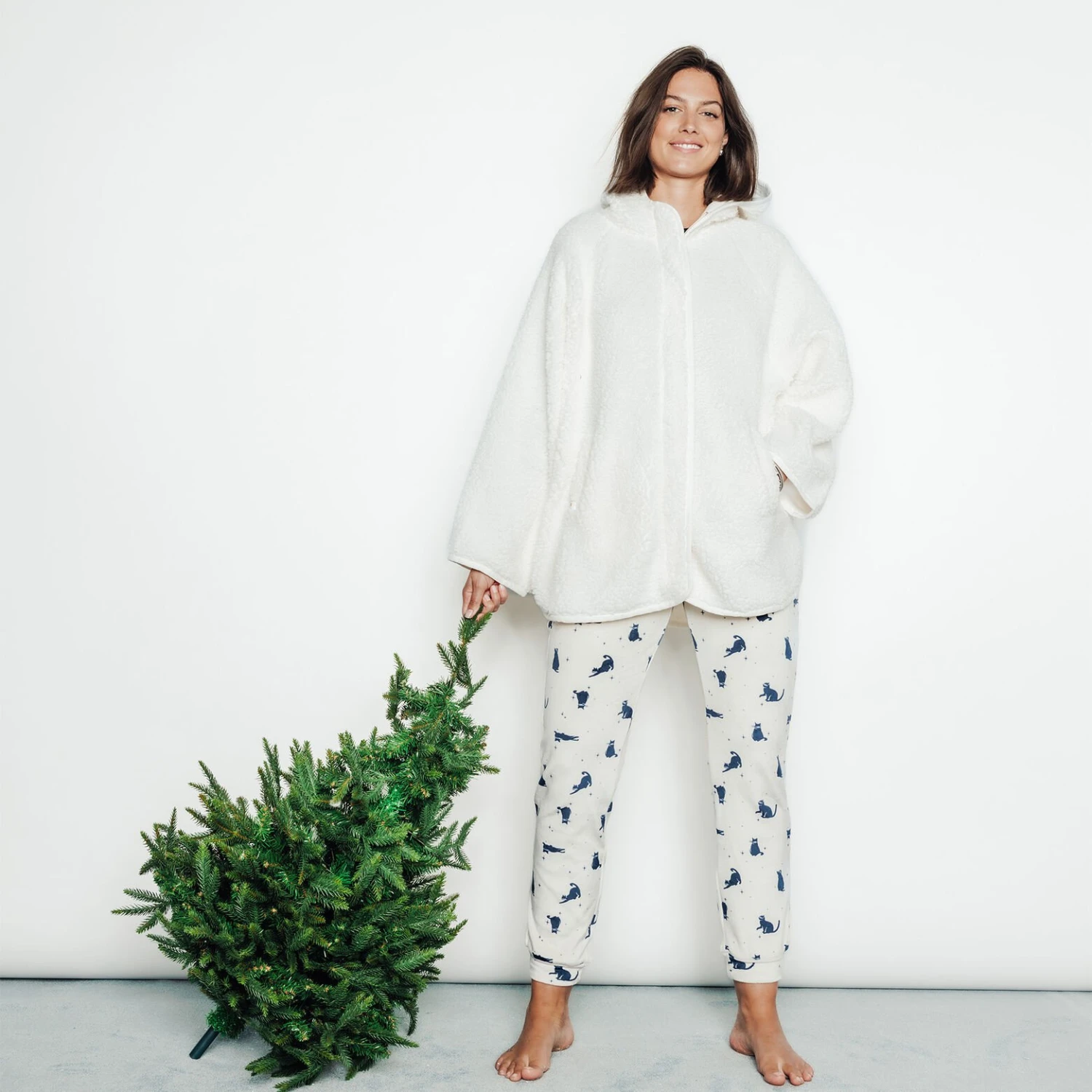 VESTE CAPUCHE ECRU VESTE CAPUCHE ECRU -Rougegorge Boutique 21497700 M