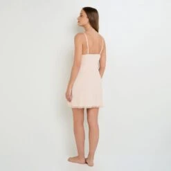 FOND DE ROBE MICROFIBRE RECYCL NATUREL 5 FOND DE ROBE MICROFIBRE RECYCL NATUREL -Rougegorge Boutique 43184200 D