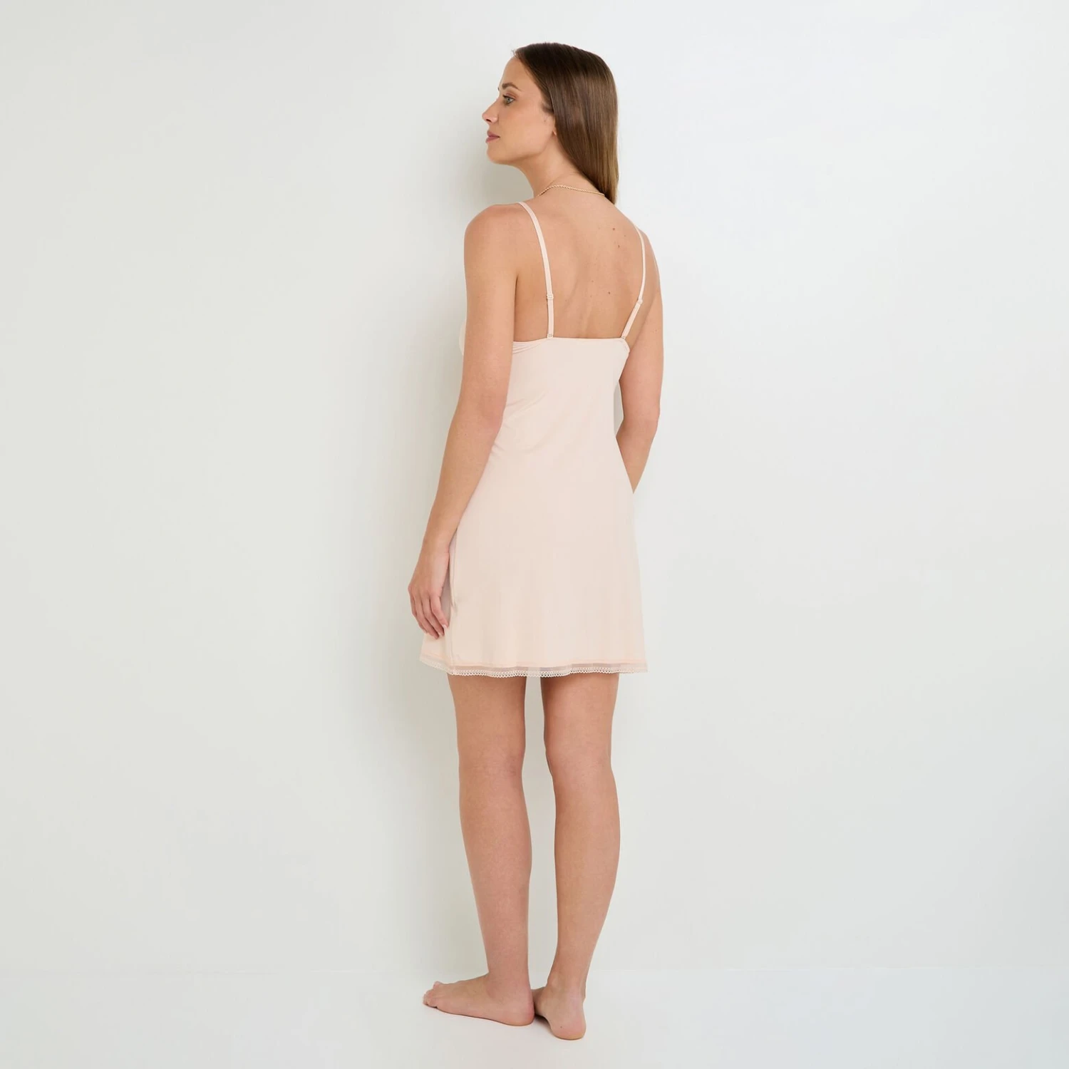 FOND DE ROBE MICROFIBRE RECYCL NATUREL FOND DE ROBE MICROFIBRE RECYCL NATUREL -Rougegorge Boutique 43184200 D