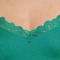 NUISETTE VISCOSE VERT -Rougegorge Boutique 43187204 Z