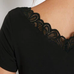 NUISETTE MANCHES COURTES NOIR -Rougegorge Boutique 43187500 Z