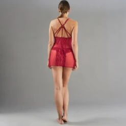 NUISETTE DENTELLE BORDEAUX -Rougegorge Boutique 43190000 D