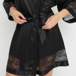 KIMONO NOIR 4 KIMONO NOIR -Rougegorge Boutique 43190200 Z