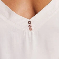 TOP BRETELLES VISCOSE IVOIRE -Rougegorge Boutique 43193100 Z