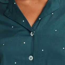 CHEMISE DE PYJAMA VISCOSE VERT -Rougegorge Boutique 43193301 Z