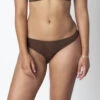 Tanga Microfibre CHOCOLAT -Rougegorge Boutique 77011200 F