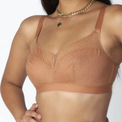 Soutien-gorge Sans Armatures CARAMEL -Rougegorge Boutique 77011700 Z