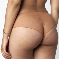 Shorty Microfibre Et Tulle CARAMEL 5 Shorty Microfibre Et Tulle CARAMEL -Rougegorge Boutique 77011900 D