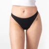 Tanga Menstruel Flux Léger NOIR -Rougegorge Boutique 77012700 F
