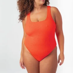 EGO MAILLOT 1P MAILLE GAUFREE ORANGE -Rougegorge Boutique 77015100 D