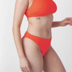 CULOTTE MAILLE GAUFREE ORANGE 4 CULOTTE MAILLE GAUFREE ORANGE -Rougegorge Boutique 77015300 Z