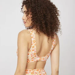 BRASSIERE CÔTE IMPRIMEE MULTICOLORE -Rougegorge Boutique 77015400 D